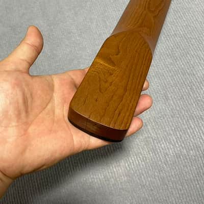 Large headstock 24 inch 21 frets Roasted Maple guitar neck 24inch hole 10mm Satin for JAGUAR body Rosewood fingerboard image 7
