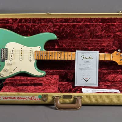 Fender Custom Shop Stratocaster 1955 Relic Foam Green Masterbuilt John Cruz 2016 image 2