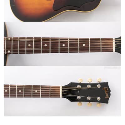 1967 Gibson J-45 acoustic guitar in Sunburst image 9