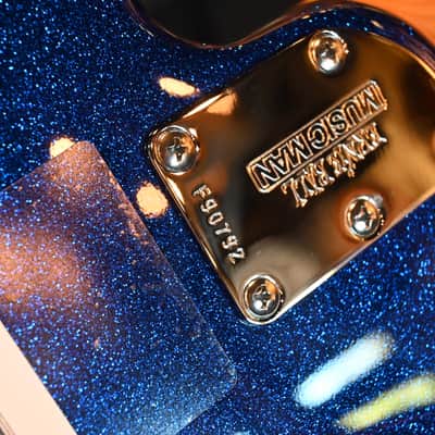 Ernie Ball Music Man Stingray Special HH Tectonic Blue Sparkle #0792 image 11
