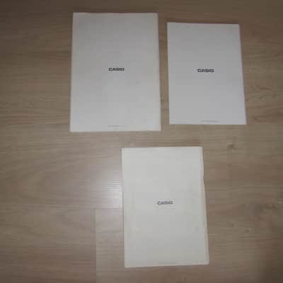 Casio CZ-3000 Vintage Synthesizer -Original Manual Package-Rare - 1986 -Brochure image 2