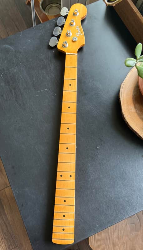 Fender Vintera III Late 60s Precision Bass Neck 2026 - Maple Fretboard with Tuners image 1