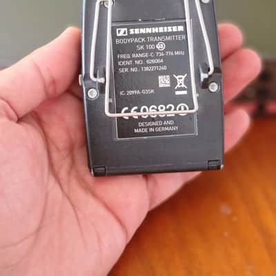 Sennheiser Sennheiser ew 100 G3 Wireless Set EM 100 G3 + SK 100 G3 True-Diversity schwarz image 11