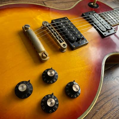 Vintage 1970s Greco EG 480 Electric Guitar LP Custom Burst Maxon Pickups les paul image 8