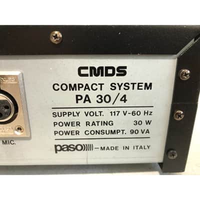PASO CMDS PA30/4 Compact Music Distributing System 4 Channel Radio Italy Vintage image 6