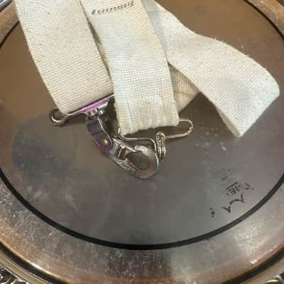 Vintage Ludwig 14x12 Marching Snare Drum White Monroe USA #3180885 w/ Strap image 15