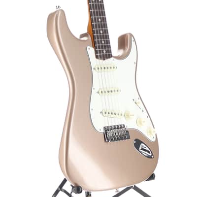 Fender Certified Pre-Owned American Vintage II 1965 Stratocaster, Round-Lam Rosewood Fingerboard, Shoreline Gold (L5) (25664) image 3