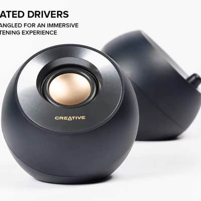 Creative - 51MF1695AA000 - Pebble V2 2.0 Speaker System - 8W RMS - Black image 2