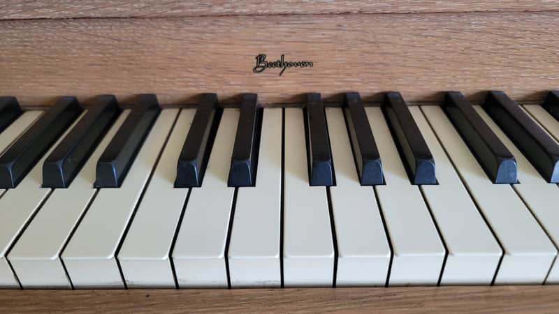 Melodigrand Beethoven Mini Spinet 64-Key Piano | Reverb