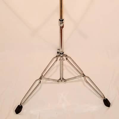 UNMARKED MULTI-STAND W/ SNARE, CYMBAL, XYLO BASKETS - CHROME - FREE SHIP TO C-USA! image 2