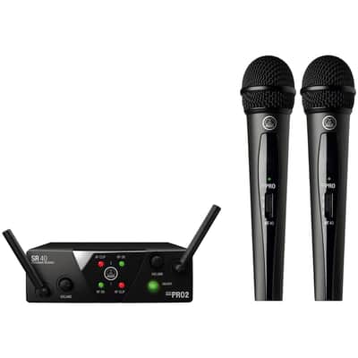 AKG WMS40 Mini Dual Vocal Set - Bands A and C