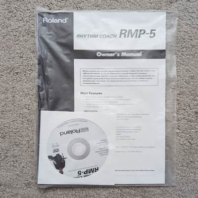 Roland RMP-5 Rhythm Coach Electronic Drum Practice Pad Metronome w/ Manual & DVD image 8