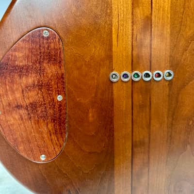 2007 Anderberg Gunnie Flat Top Neck Thru Tele Custom image 9