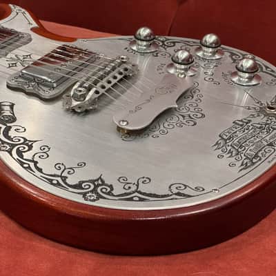Teye Electric Gypsy 2010s - low SN - Excellent condition Burgundy and metal - El Torero R series image 9