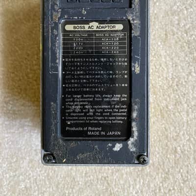 Boss SD-1 Super OverDrive (Black Label) 1981 - 1988 - Yellow image 2