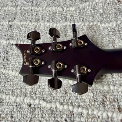 PRS Wood Library Custom 24 10-Top 2019 - Satin Black Gold Wrap image 13