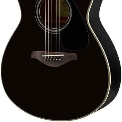 Yamaha FG720S-BL Dreadnought Acoustic Guitar (Black) | Reverb Canada