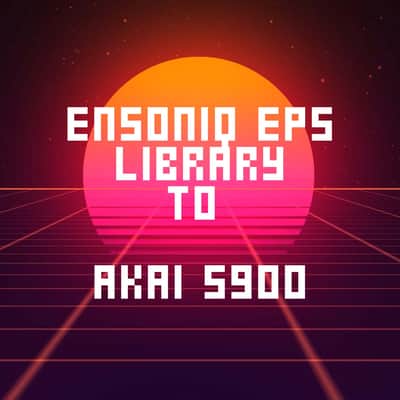 Ensoniq EPS library to Akai s900 s950 - 89 disks
