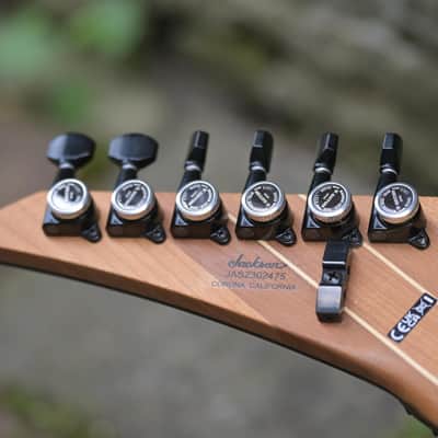 Jackson American Series Virtuoso™, Streaked Ebony Fingerboard - Satin Shell Pink image 8