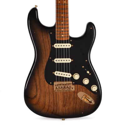 Fender Custom Shop '50s Roasted Stratocaster Journeyman Relic Black Burst Master Built by Kyle McMillin w/Roasted Birdseye Maple Neck (Serial #R138290) image 2