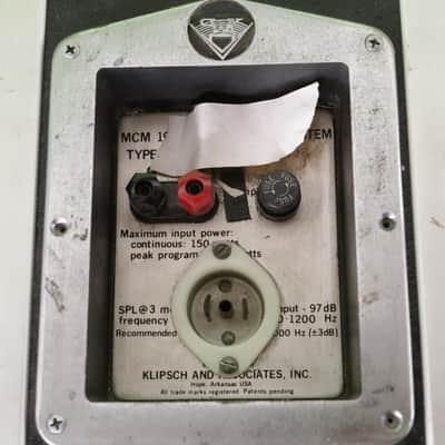 Klipsch MCM MSM 1900 Loudspeaker PA System Altec 291-16B Leland Sklar #37951 image 7
