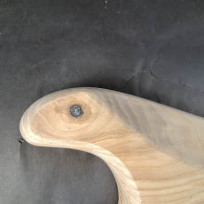 Unfinished Ash HSS guitar body - for Fender Strat Stratocaster neck Floyd Rose J2477 image 4
