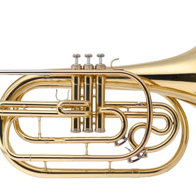 John Packer JP2052 Key of Bb Marching French Horn w/ABS Hard Plastic Case & Mouthpiece image 2