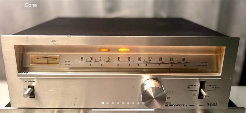 Vintage Pioneer⚡ TX 6500 ii ⚡Stereo Tuner - Serviced + Cleaned image 1