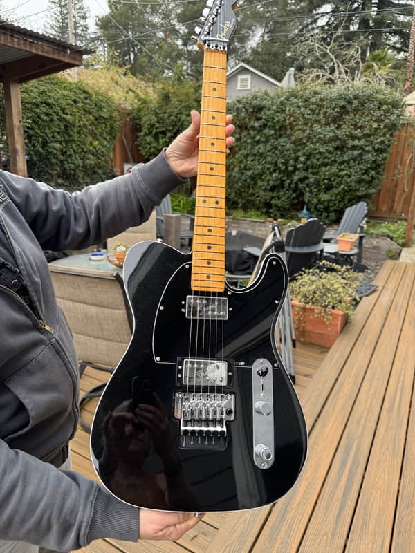 Fender American Ultra Luxe Telecaster Floyd Rose HH 2021 - 2024 - Mystic Black