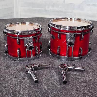 Used Pearl Professional Maple 5pc Drum Set Sequoia Red - Very Good image 11