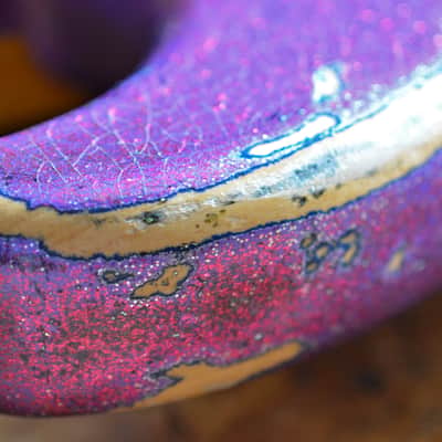 Fender American Stratocaster Magenta Sparkle Heavy Relic Custom Shop Texas Specials image 14