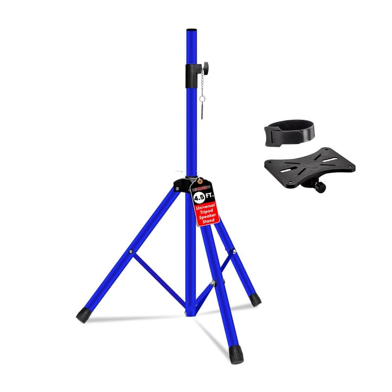 5 Core Speaker Stand Height Adjustable 54" Heavy Duty PA DJ Tripod Studio Monitor Stands image 1