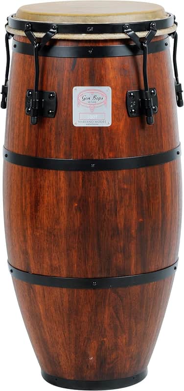 Gon Bops Mariano Series Conga Drum 11.5" Head - Mahogany Stain w/ Black image 1