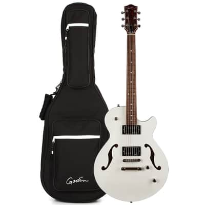 Godin (050222) Montreal Premiere HT Semi-hollow Electric Guitar - Trans White (Open Box) image 1
