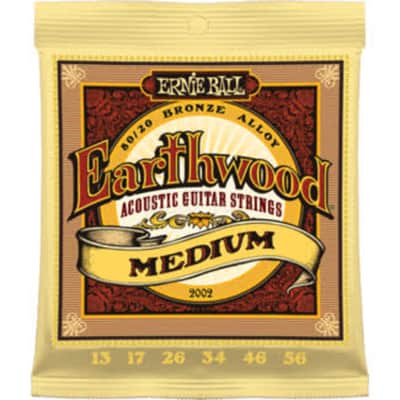 Ernie Ball Earthwood 80/20 Bronze Acoustic Guitar Strings - 13-56 image 2