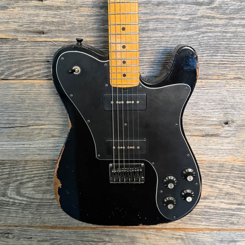 Friedman Vintage T Aged Guitar - Black (Medium/Heavy Aging) image 1