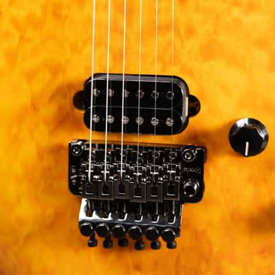 EVH Wolfgang WG Standard QM Electric Guitar - Transparent Amber image 11