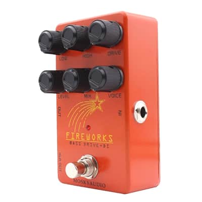 Mosky FIREWORKS Bass DRIVE DI FX Pedal Tube Amplifier Emulation Sound Direct Recording Preamp & DI Box True Bypass image 3