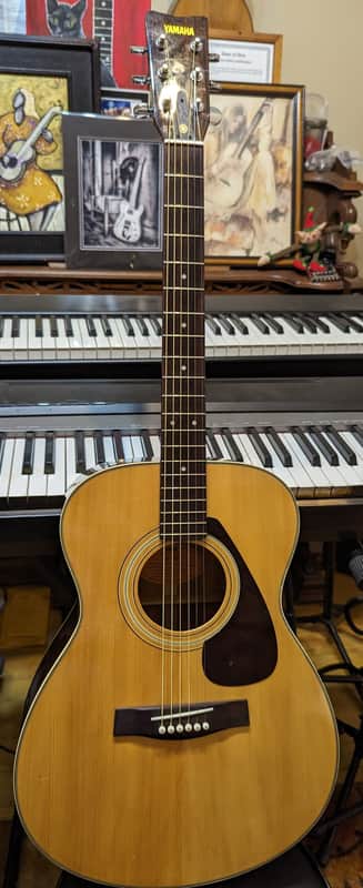 Yamaha FG-152 Orange Label 000-Style Acoustic Guitar Nippon Gakki 1980 image 1
