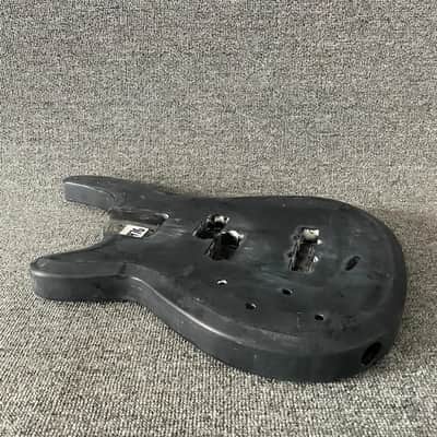 Black Basswood Left Handed Bass Body DIY Project image 3