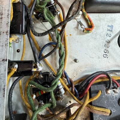 Fender Bassman 2-Channel 50-Watt Guitar Amp Head  1966 - Black Panel image 13