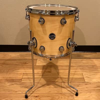 DW Performance Series 12x14 Floor Tom in Natural Gloss Lacquer image 3