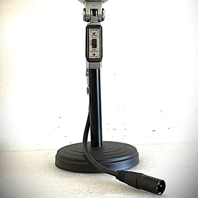 Vintage 1960's Shure 55SW Dynamic Microphone, w/cable & stand, working, Hear it~ image 3