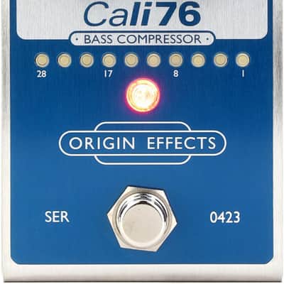 Origin Effects Cali76 Bass Compressor Pedal - Super Vintage Blue image 1