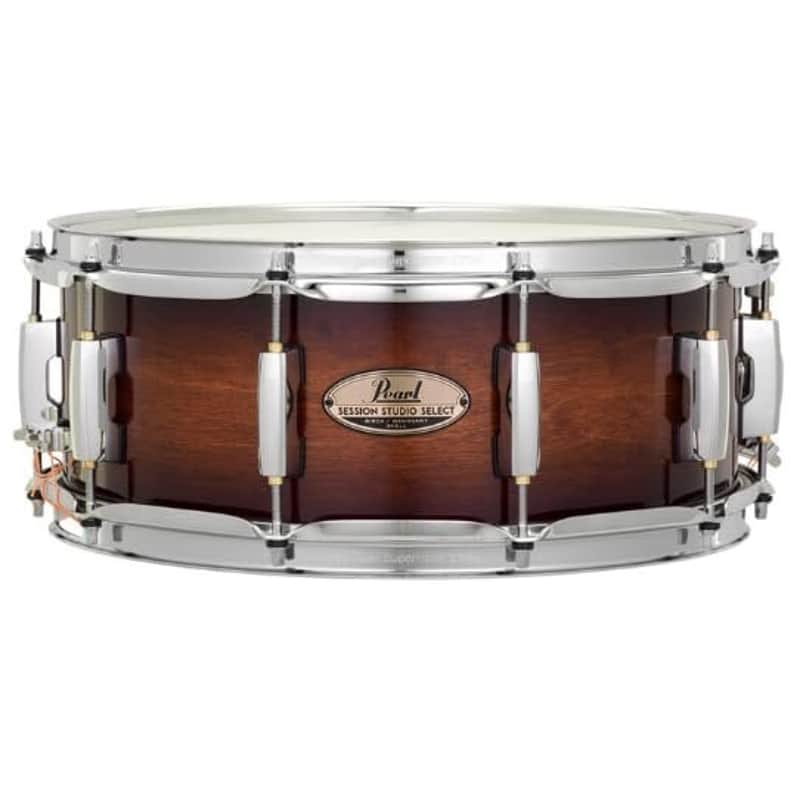 Pearl Session Studio Select 6.5x14" Snare Drum Gloss Barnwood Brown (STS1465S/C314) image 1