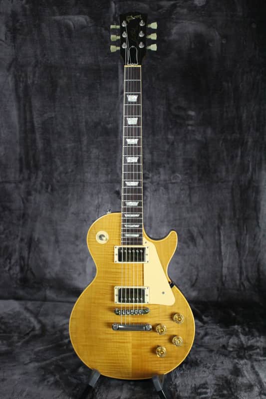 1984 Gibson Les Paul Standard Antique Natural 2-Piece Flame Maple Top w/ Tim Shaw PAFs image 1