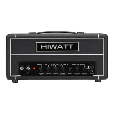 Hiwatt T-Series TB20/10 20/10-Watt Tube Guitar Amplifier Head - Black image 2