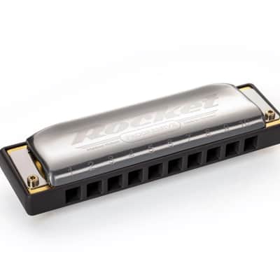 Hohner Progressive Series Rocket 10 Hole Diatonic Harmonica, B Major - M2013126 image 2