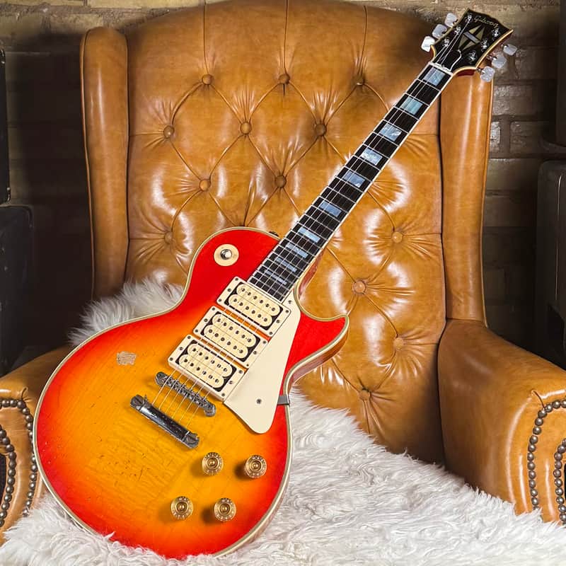 2012 Gibson Custom Shop Ace Frehley Budokan 1974 Les Paul Custom Aged Cherry Sunburst Signature Electric Guitar W/ Original Hardshell Case & Paperwork! image 1