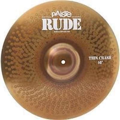 Paiste Rude Cymbal Thin Crash 16-inch image 3
